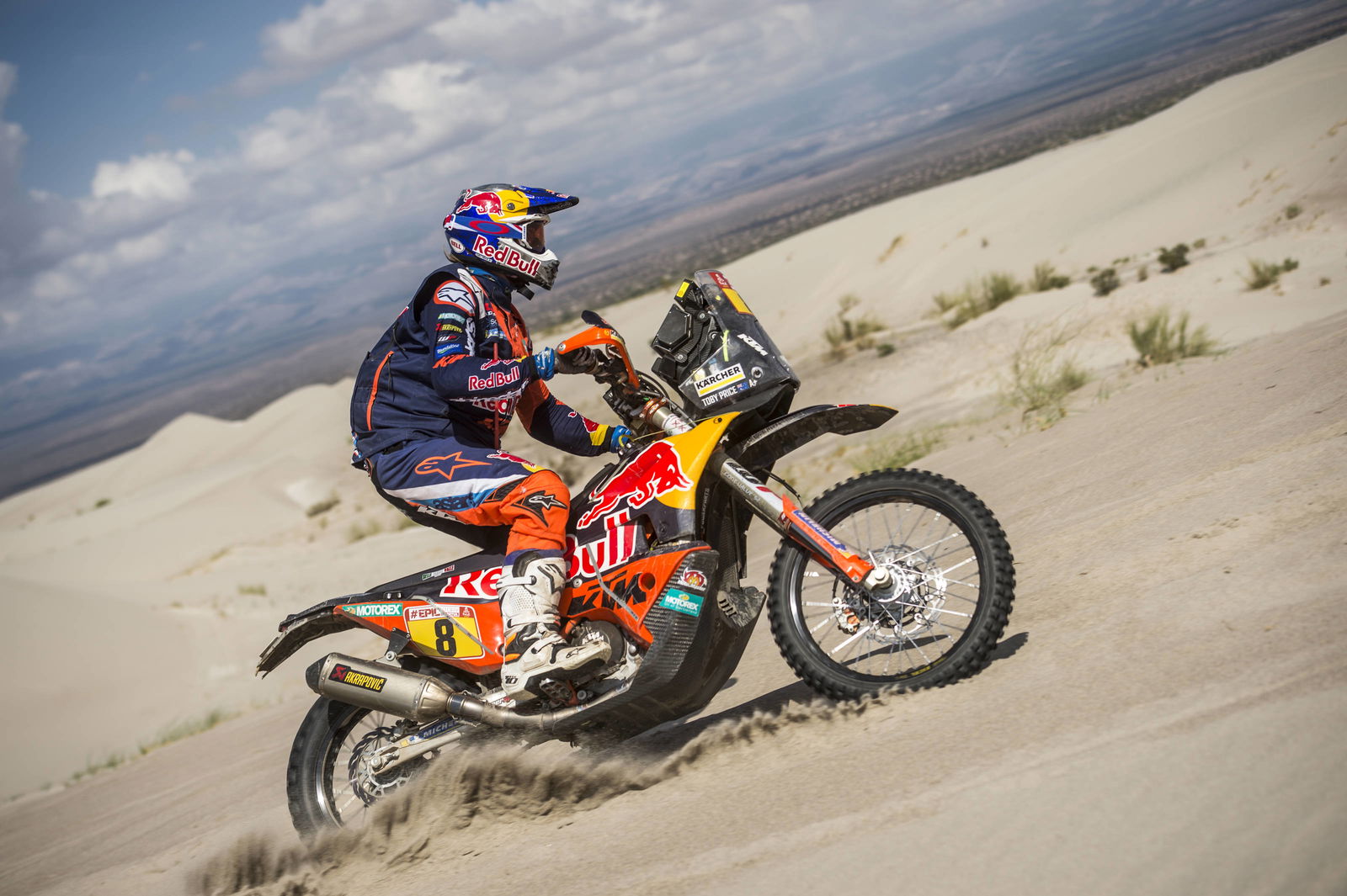 Toby Price during the 2018 Dakar Rally