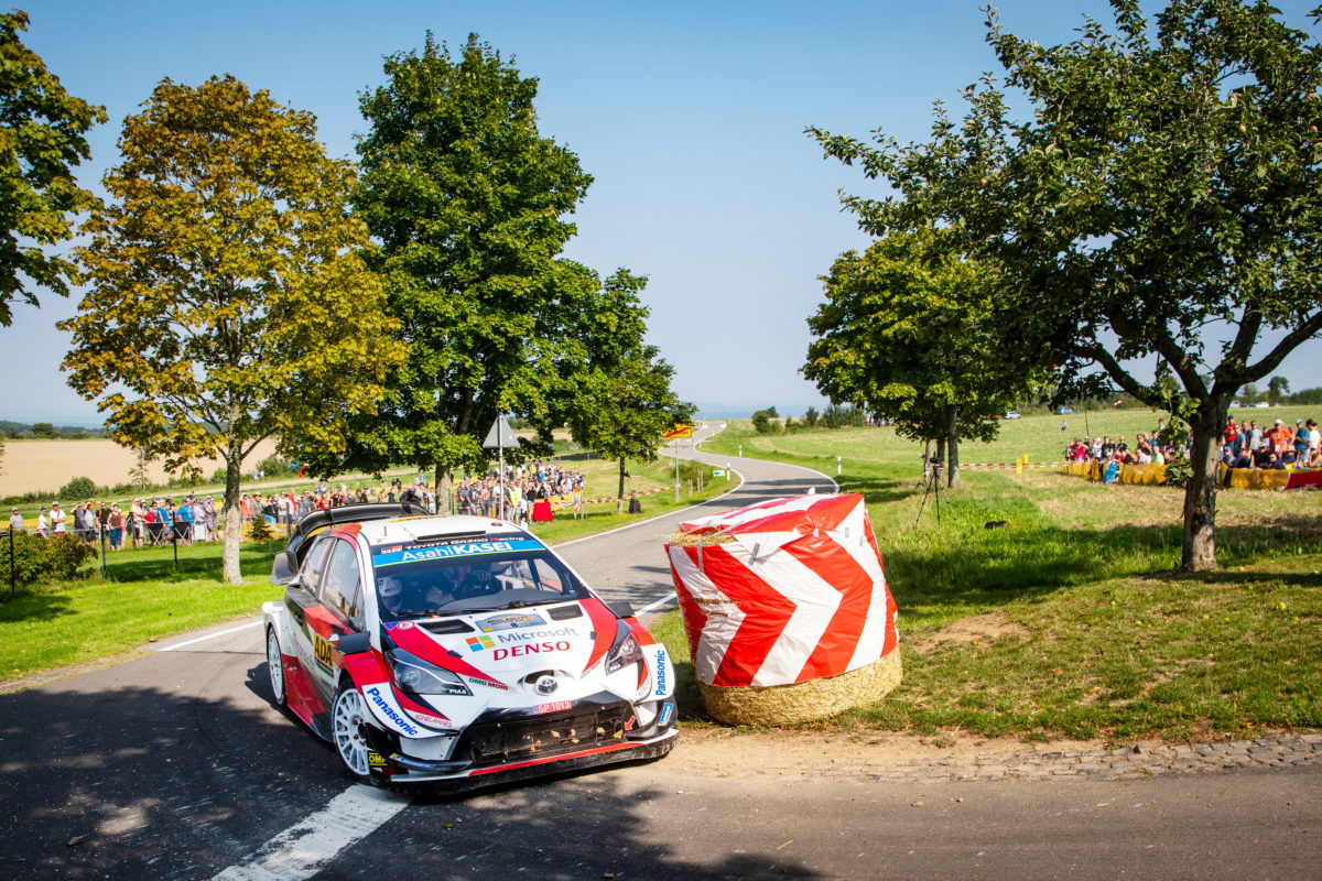 Tanak leads Toyota podium sweep in Germany