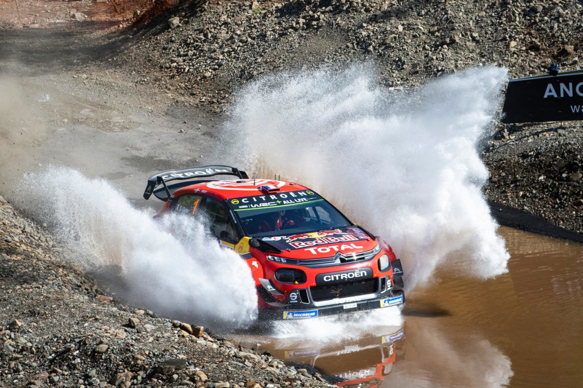 Ogier vaults back into title contention in Citroen one-two