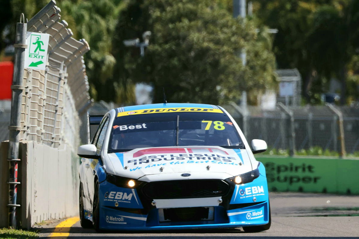 Best breaks Feeney’s Super2 pole streak