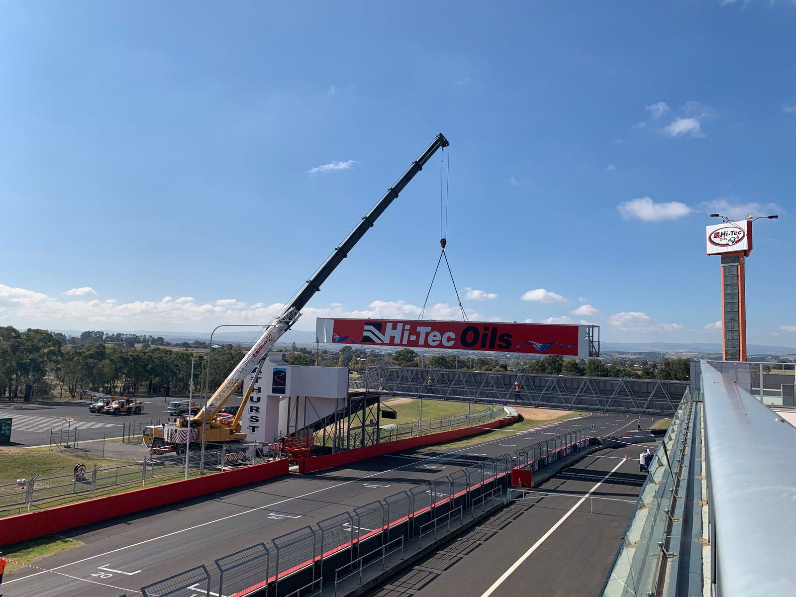 Mount Panorama bridge undergoing refurb