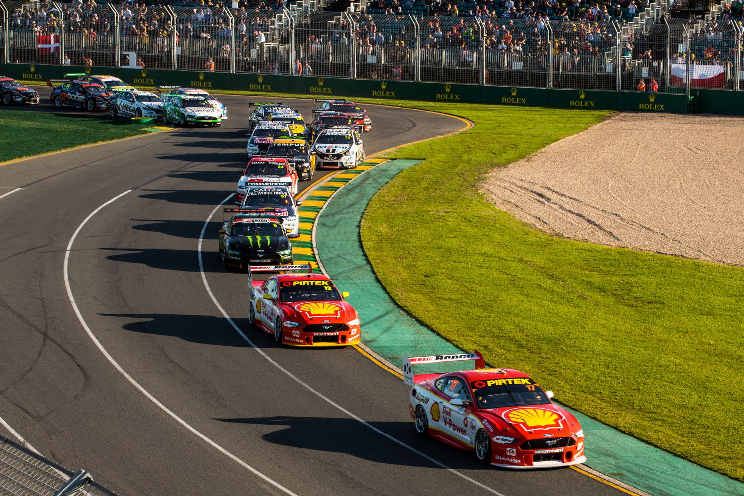 Supercars to conduct centre of gravity test