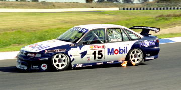 Craig Lowndes' debut at Calder Park Raceway in the HRT VR Commodore