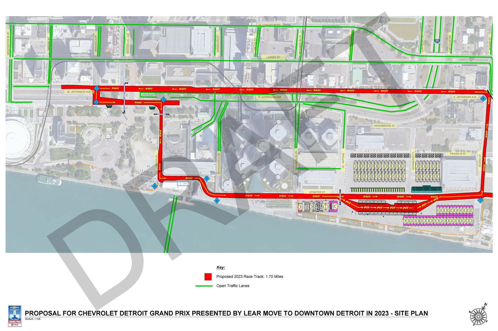 New circuit revealed for proposed Detroit GP move