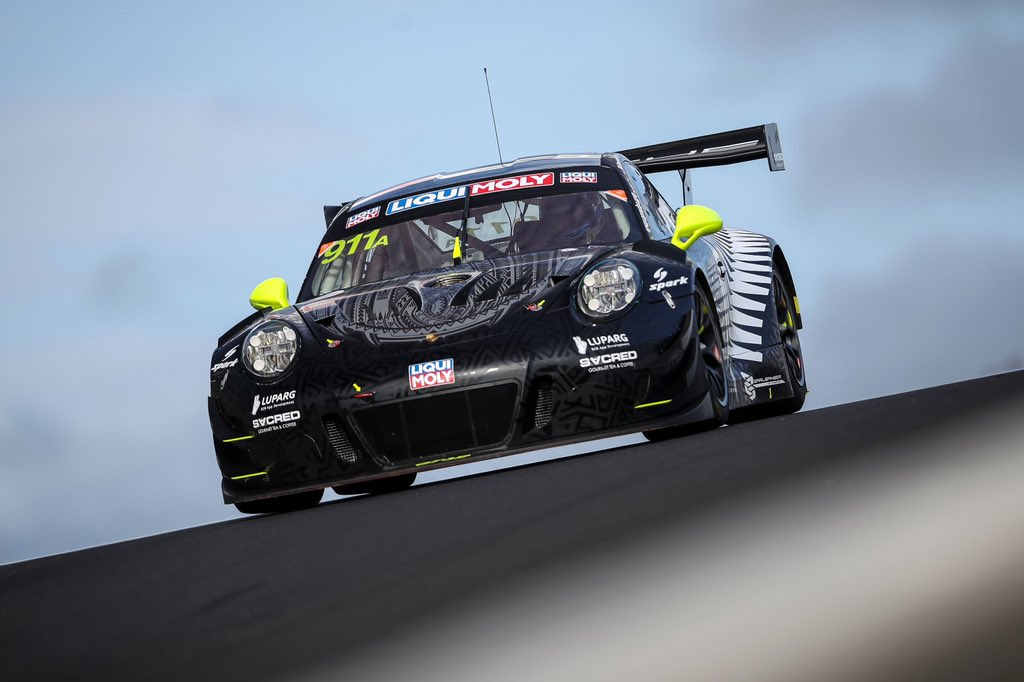 The #911 EBM Porsche 911 GT3 R pic: Porsche Motorsport Twitter