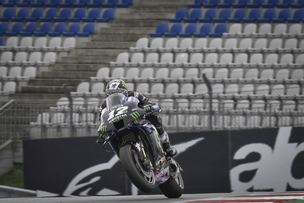 Viñales on pole in Austria, Miller second-fastest