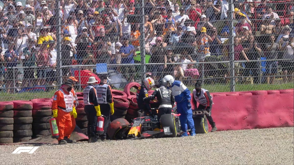 Red flag as F1 championship battle boils over