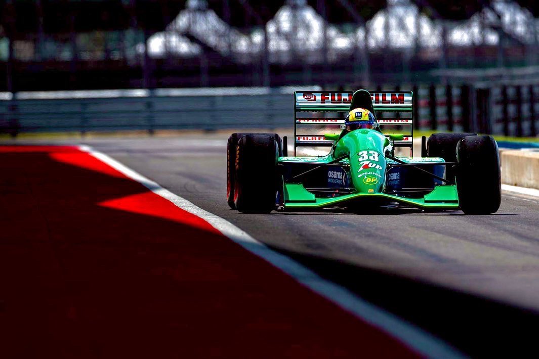 Schumacher takes the wheel of F1 icon