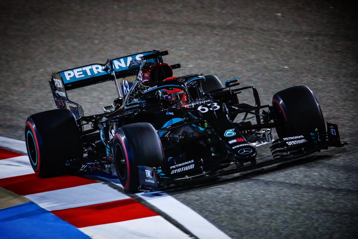 Russell stars as he tops Friday practice for Sakhir GP