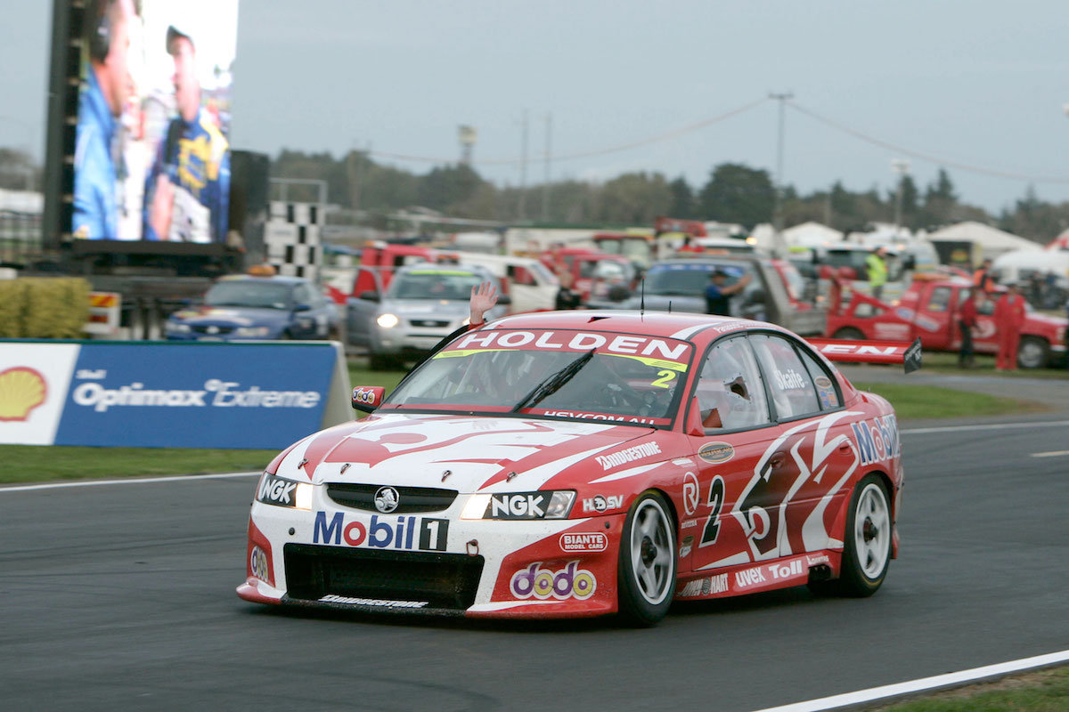 Mark Skaife driving for the Holden Racing Team in 2006|