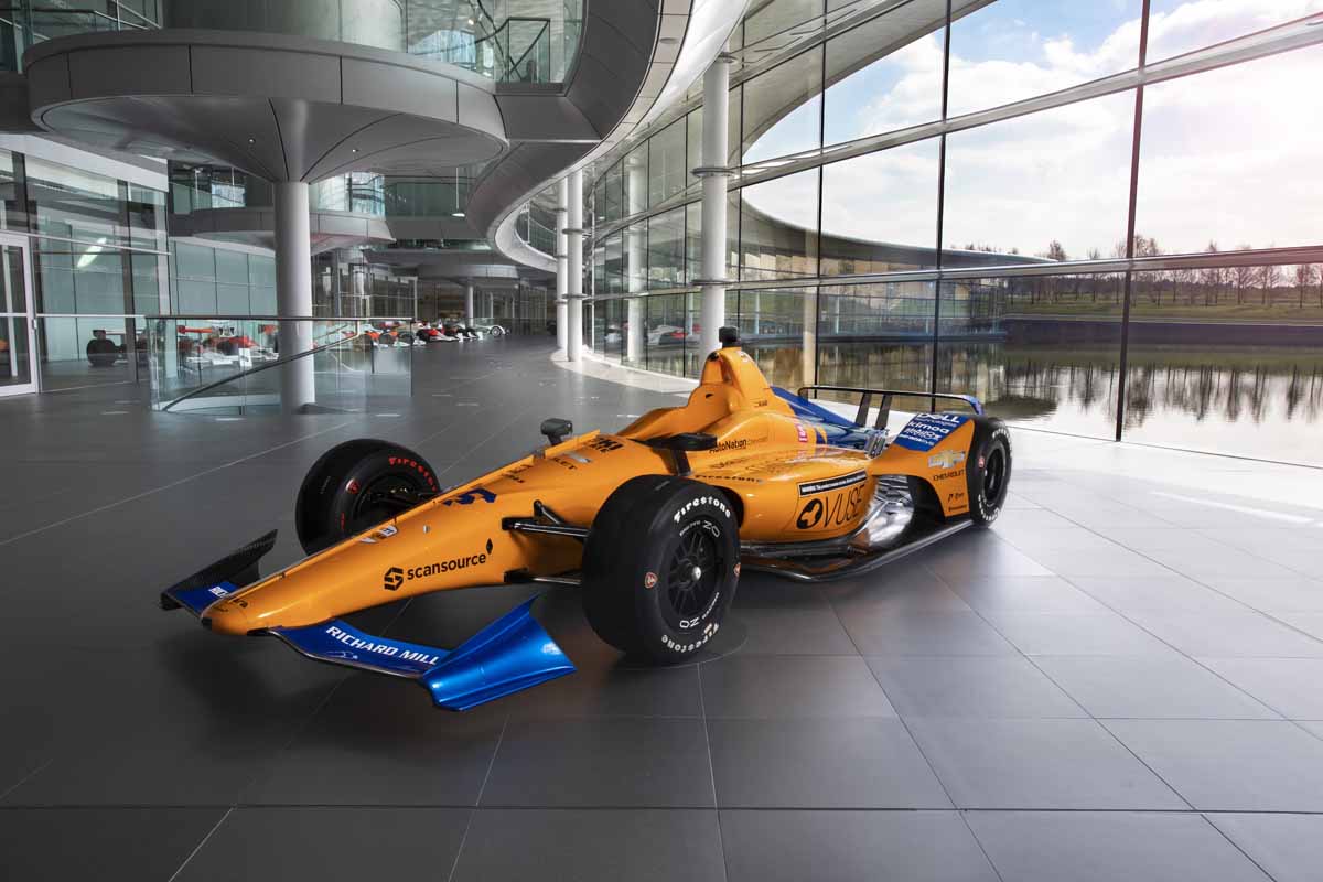 McLaren's Indy 500 car