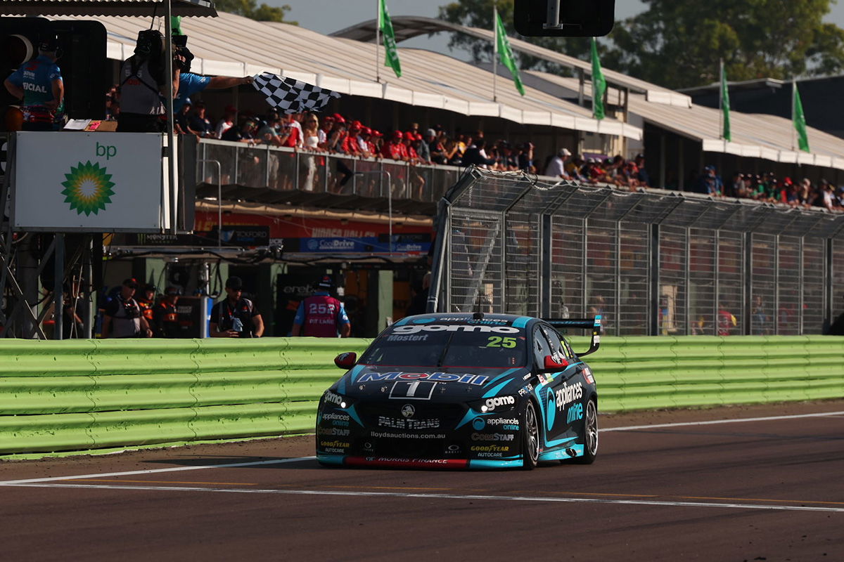 Mostert wins chaotic Darwin Supercars opener