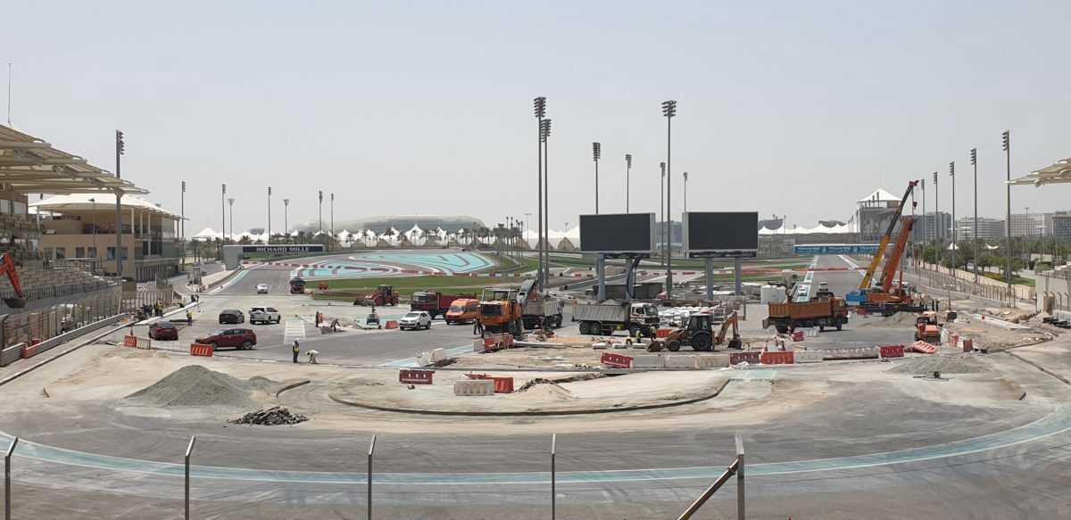 Progress in Abu Dhabi F1 circuit redevelopment