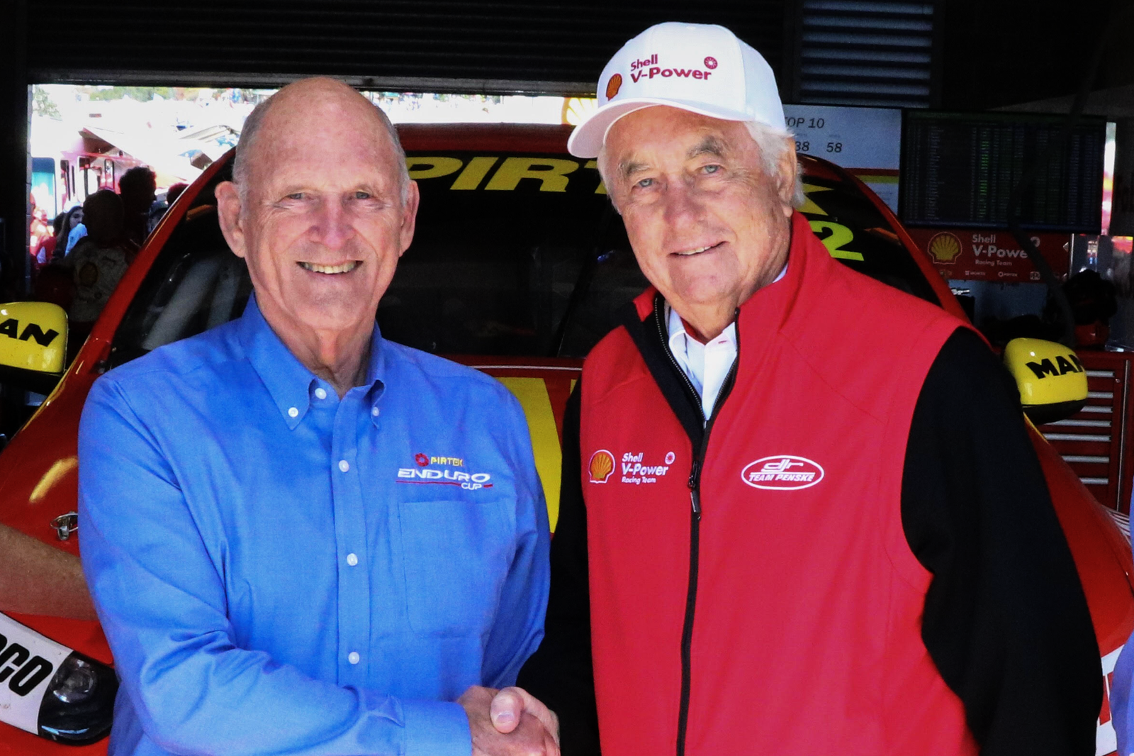 Peter Duncan and Roger Penske