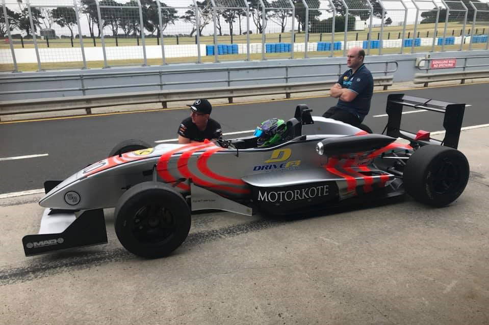 Charlotte Poynting in the Formula 3 at Phillip Island pic: Charlotte Poynting Racing Facebook