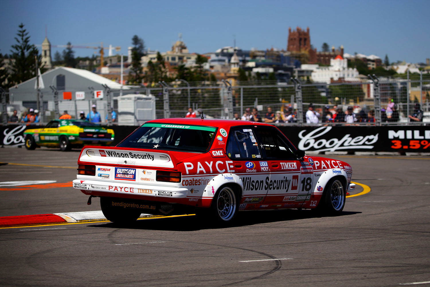 John Bowe in action in Touring Car Masters