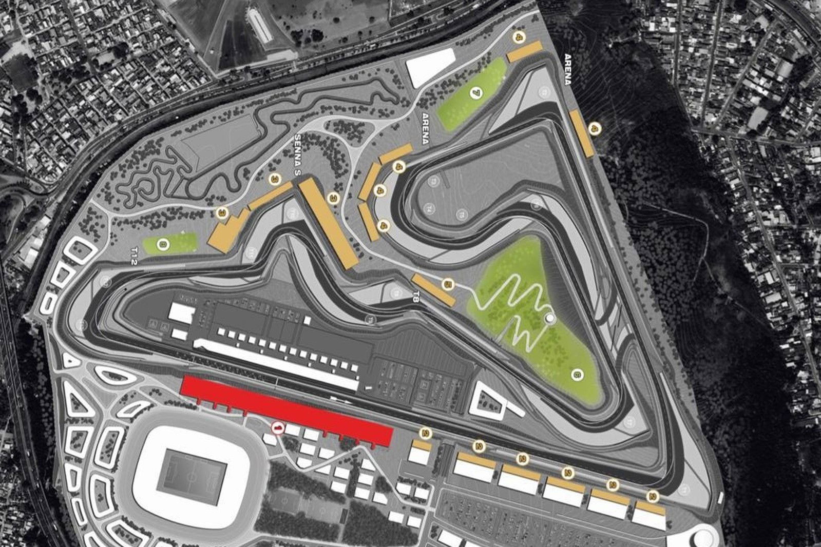 The layout of the new circuit in Rio de Janeiro