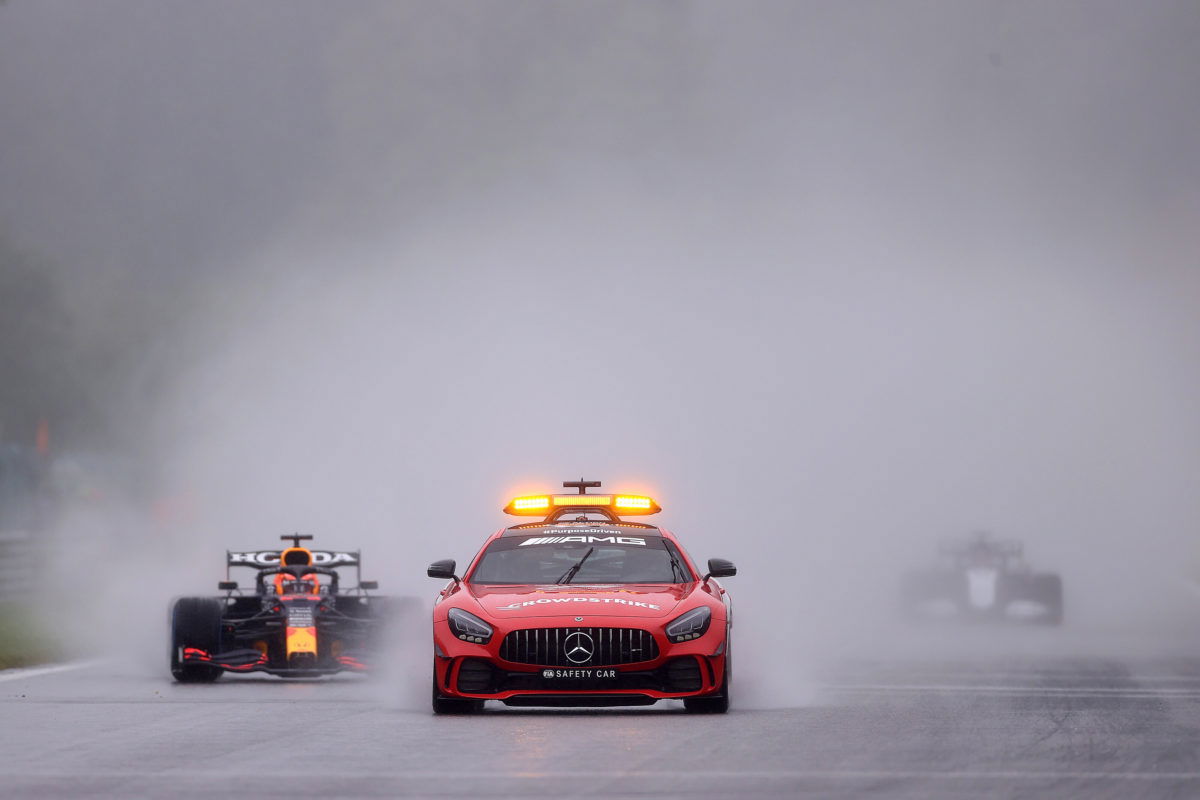 Verstappen wins Belgian GP farce