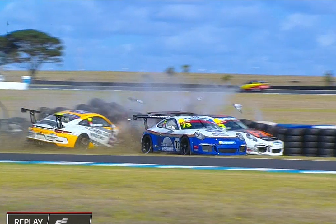 Jim Richards Enduro abandoned due to opening lap crash