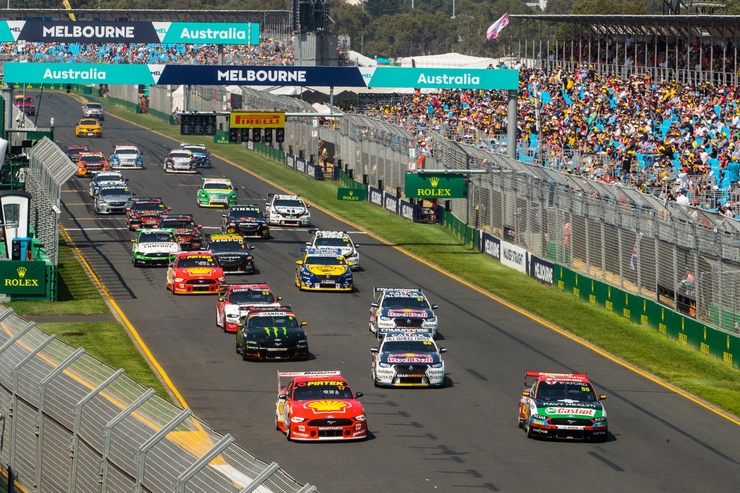 Supercars analysing data after CoG test