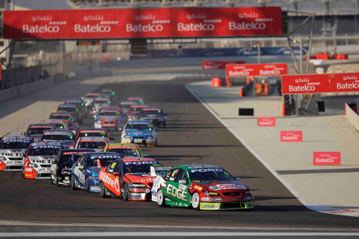 Supercars at Bahrain in 2008. Image: Supplied