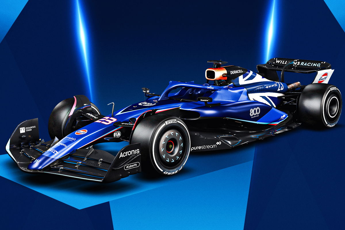 Williams celebrates 800 races with livery twist