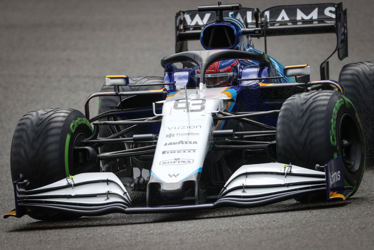 Front row Russell wants points in Belgian Grand Prix