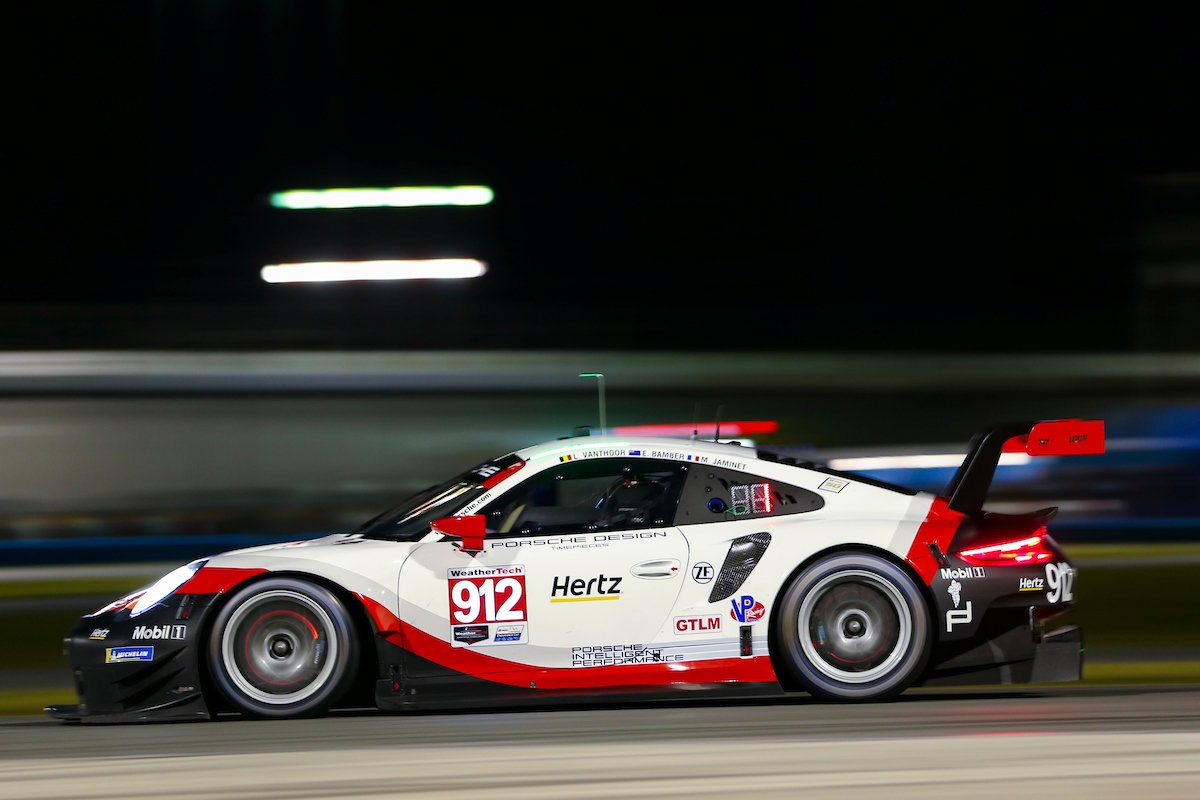 The #912 Porsche GT Team Porsche 911 RSR