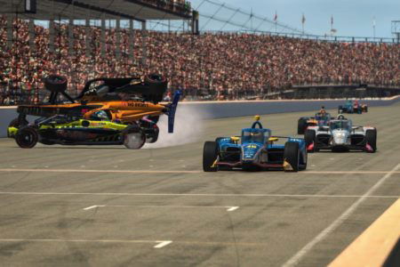McLaughlin wins Indianapolis iRace in a ‘Bradbury’