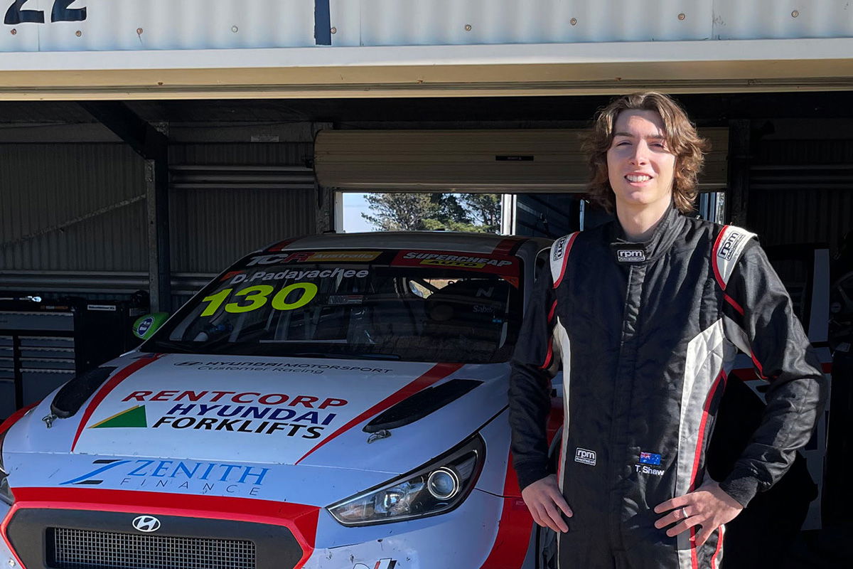 Second-generation driver completes TCR test, eyes debut