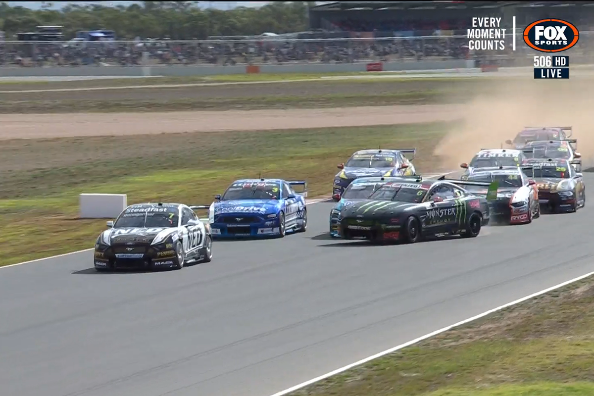 Mostert bemused by ‘dodgem car’ chaos at The Bend