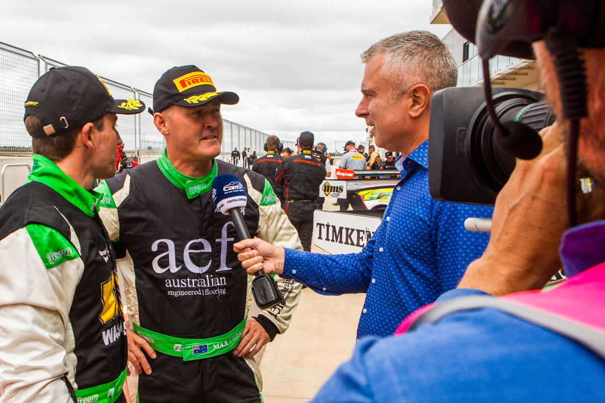 Greg Rust hosted the Shannons Nationals live stream in 2018