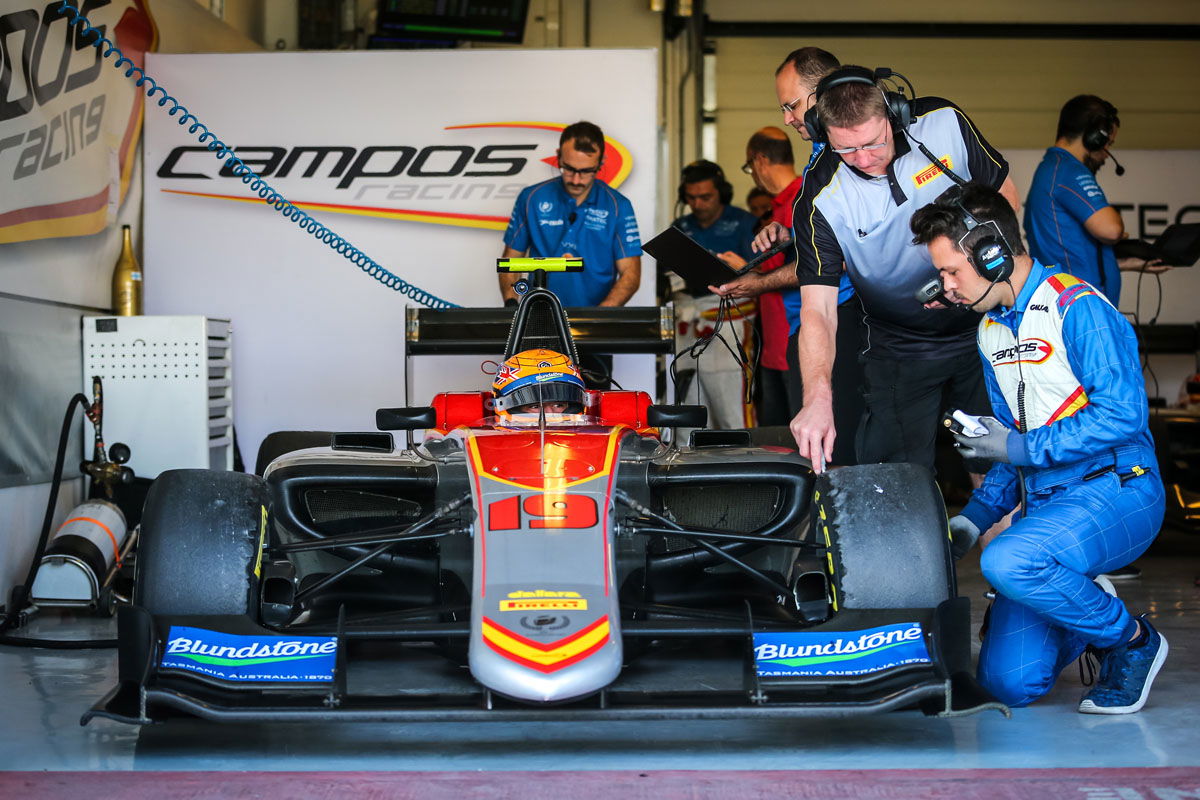 Alex Peroni will race with Campos Racing in the 2019 FIA Formula 3 Championship