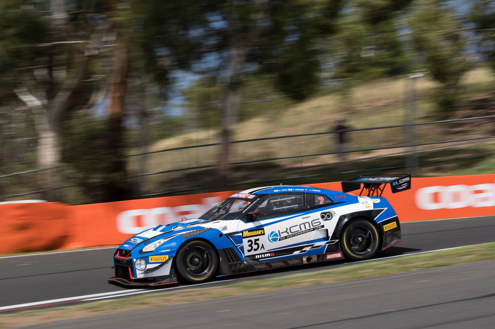 The KCMG Nissan which Josh Burdon drove at this year's Bathurst 12 Hour