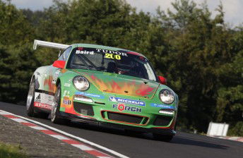 Baird in prime position for Porsche race