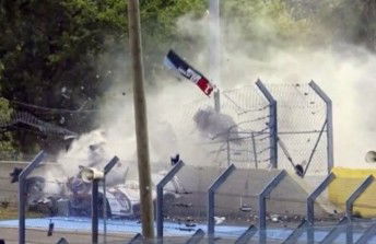 Defending Le Mans winner in massive crash