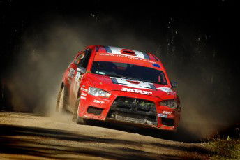 Guarav Gill takes first heat in Rally Queensland