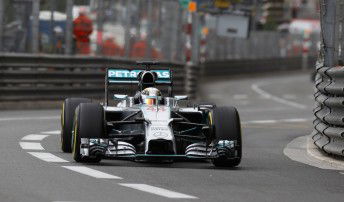 Hamilton edges Rosberg to set Monaco pace