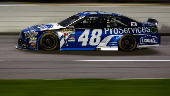 Johnson trumps Harvick for Texas victory
