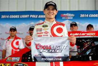 Kyle Larson takes Pocono pole