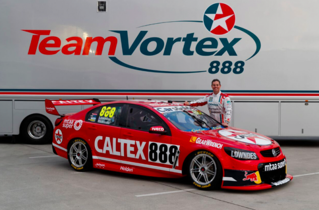 Lowndes unveils retro Caltex colours