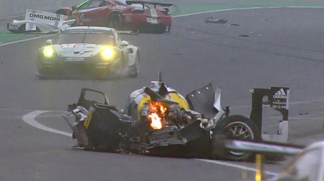 Webber in horror WEC crash at Interlagos