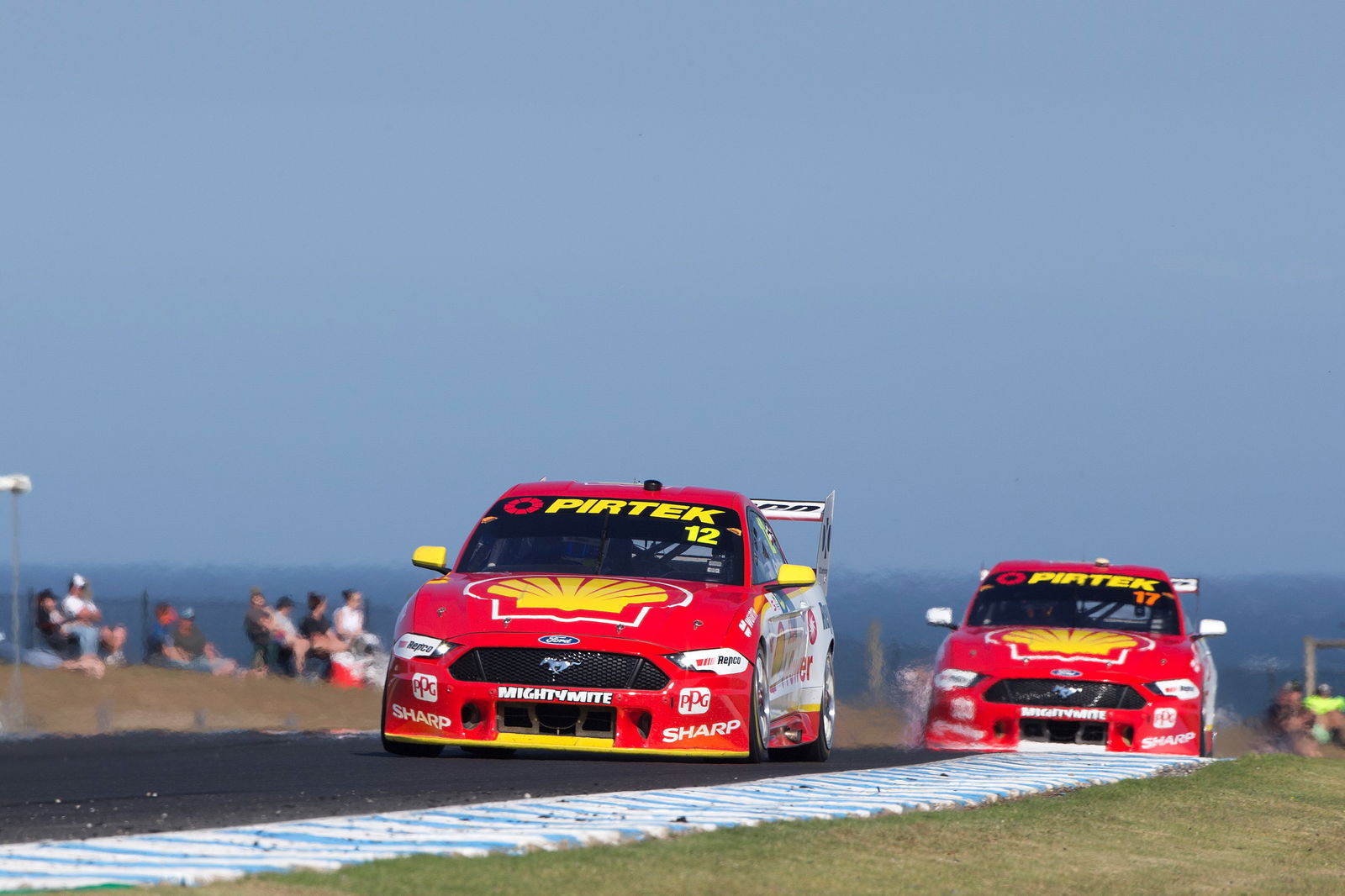 The DJR Team Penske Mustangs at Phillip Island|