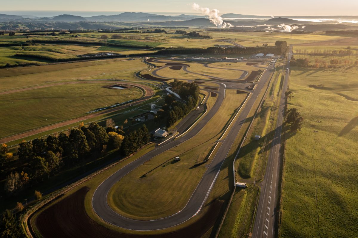 Taupo International Motorsport Park overhead photograph. Image: Supplied