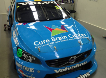 Volvos adopt Cure Brain Cancer branding