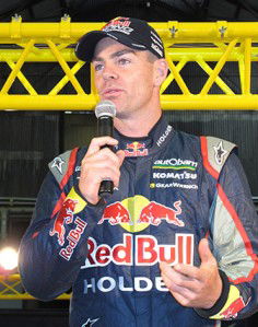 Craig Lowndes awarded the Peter Brock Medal