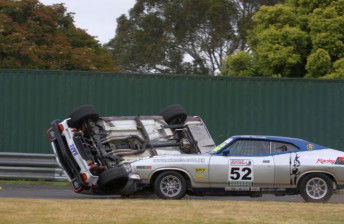 Torana rollover stops Sandown Touring Car Masters opener