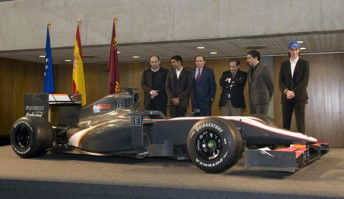 HRT F1 unveils car, confirms drivers