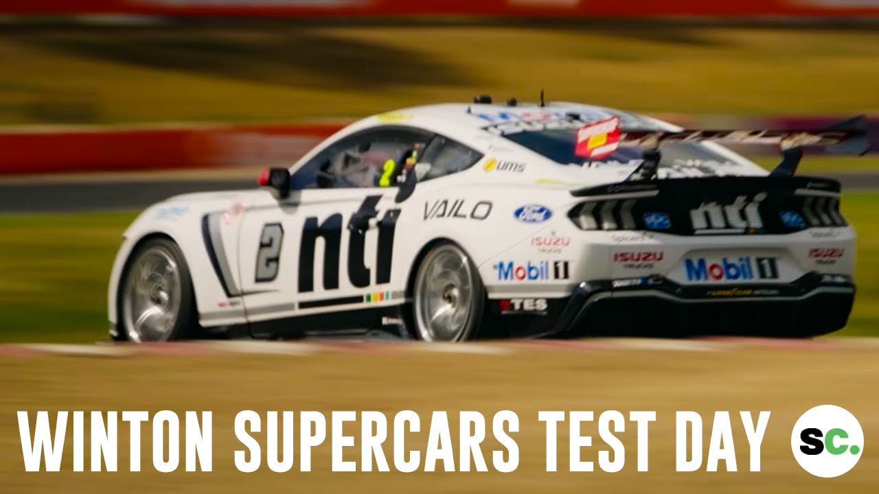 VIDEO: Sights & sounds Winton test day ahead of Supercars enduro rounds
