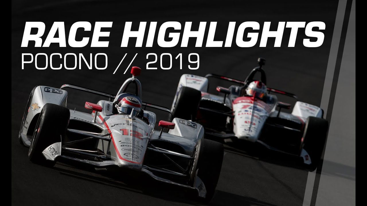 VIDEO: Pocono IndyCar race highlights